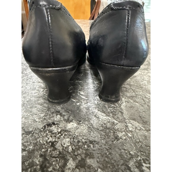 Neosens Womens Chunky Heel Mary Jane's Leather Made In Spain Black Sz 40/9.5 - Picture 13 of 13